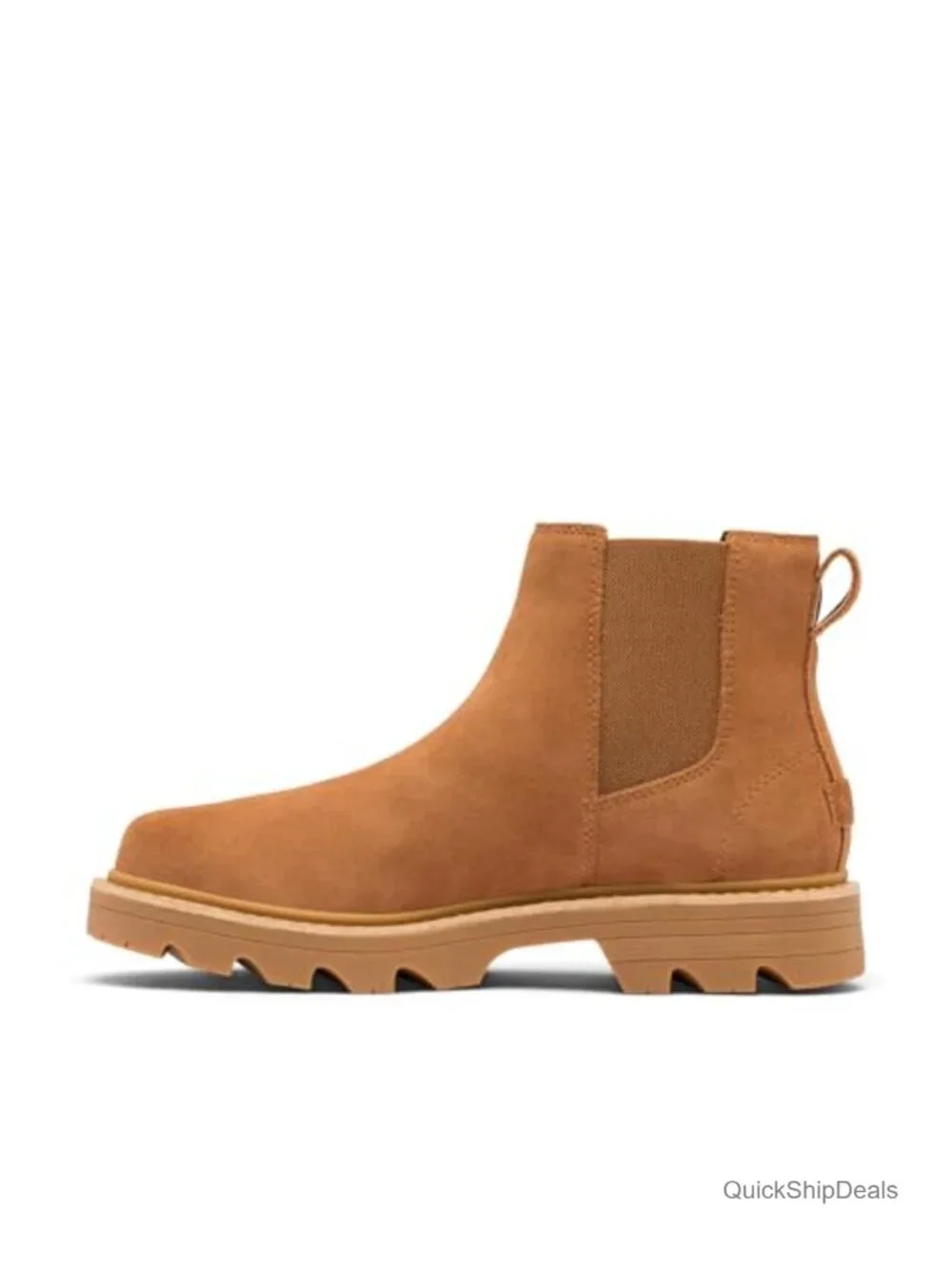 Women's Waterproof Suede Chelsea Boots Slip-On Comfort EVA